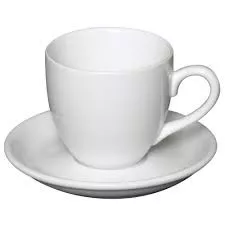 Espresso Cups & Saucers x6 - Coffee Supplies